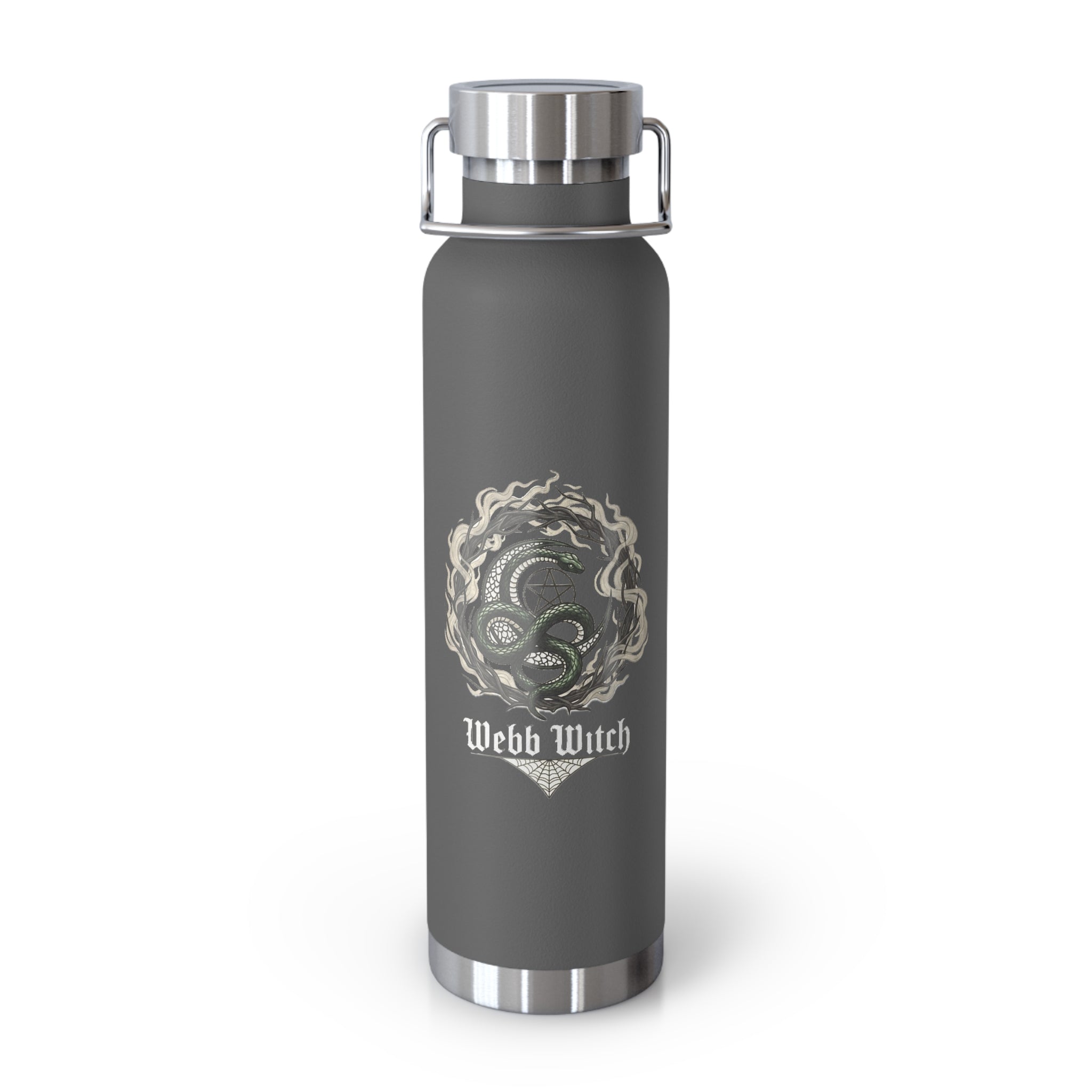 Insulated Water Bottle — 'Webb Witch' Dragon Crest 22oz