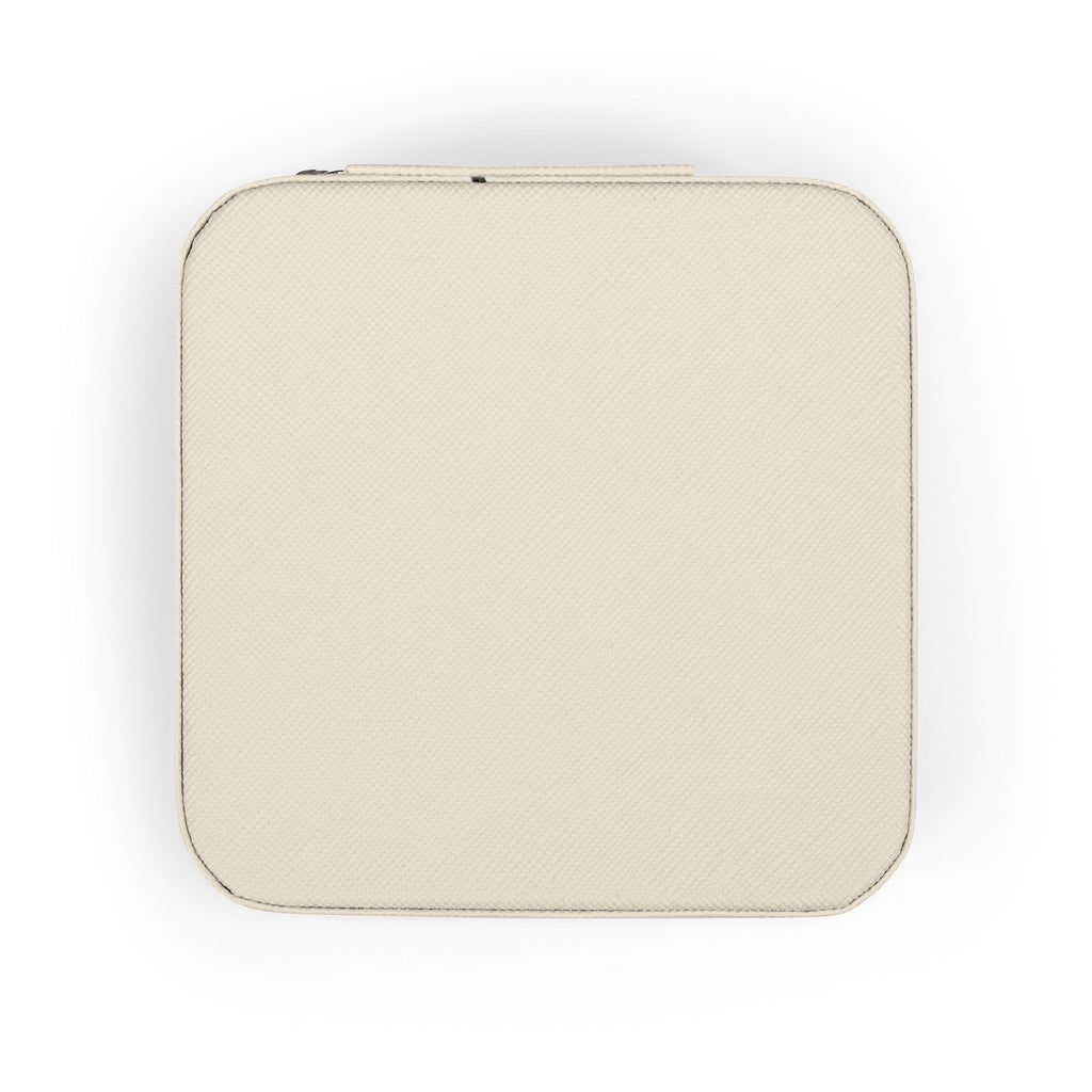 Compact Jewelry Travel Case — Personalized Monogram Design