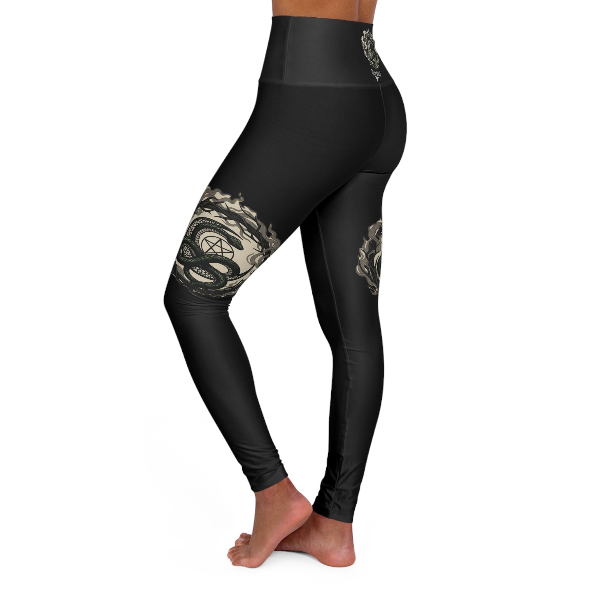High Waisted Yoga Leggings (AOP)