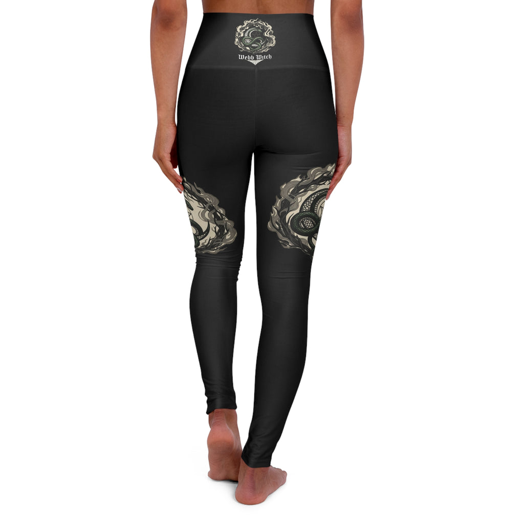High Waisted Yoga Leggings (AOP)