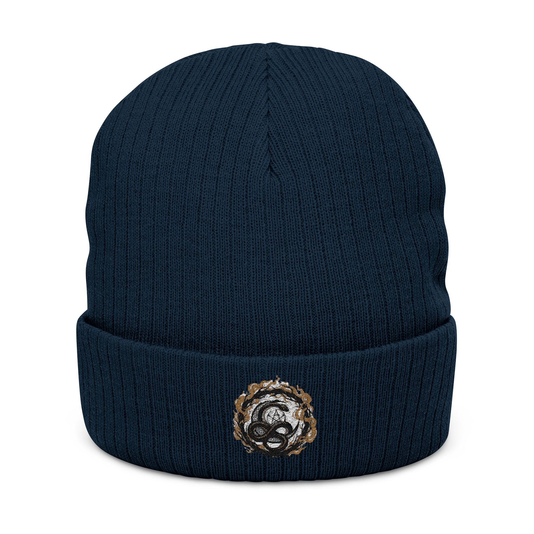 Ribbed Knit Beanie (Embroidery)