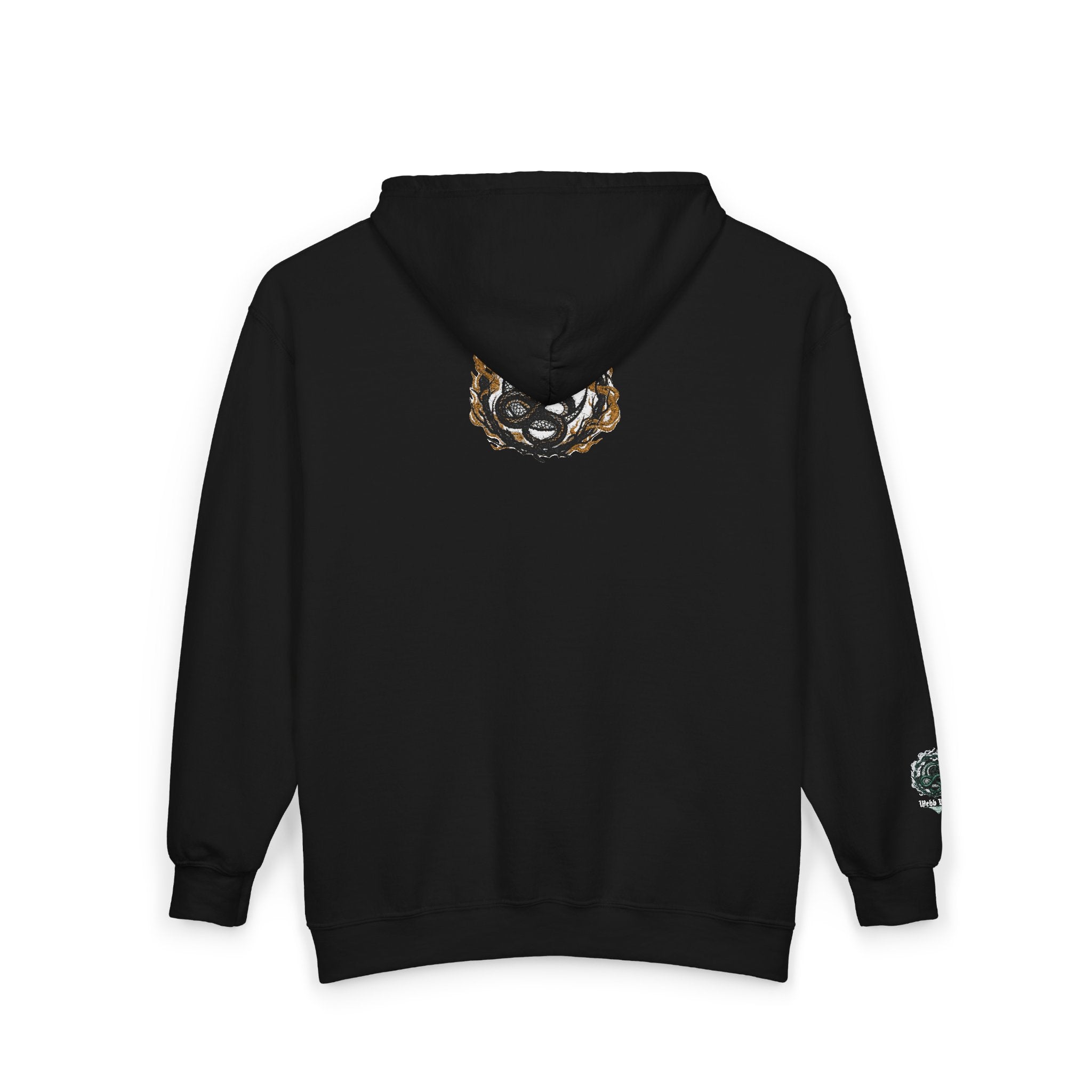 Cepsi Zip Hoodie — Ouroboros Emblem Full-Zip Sweatshirt – The