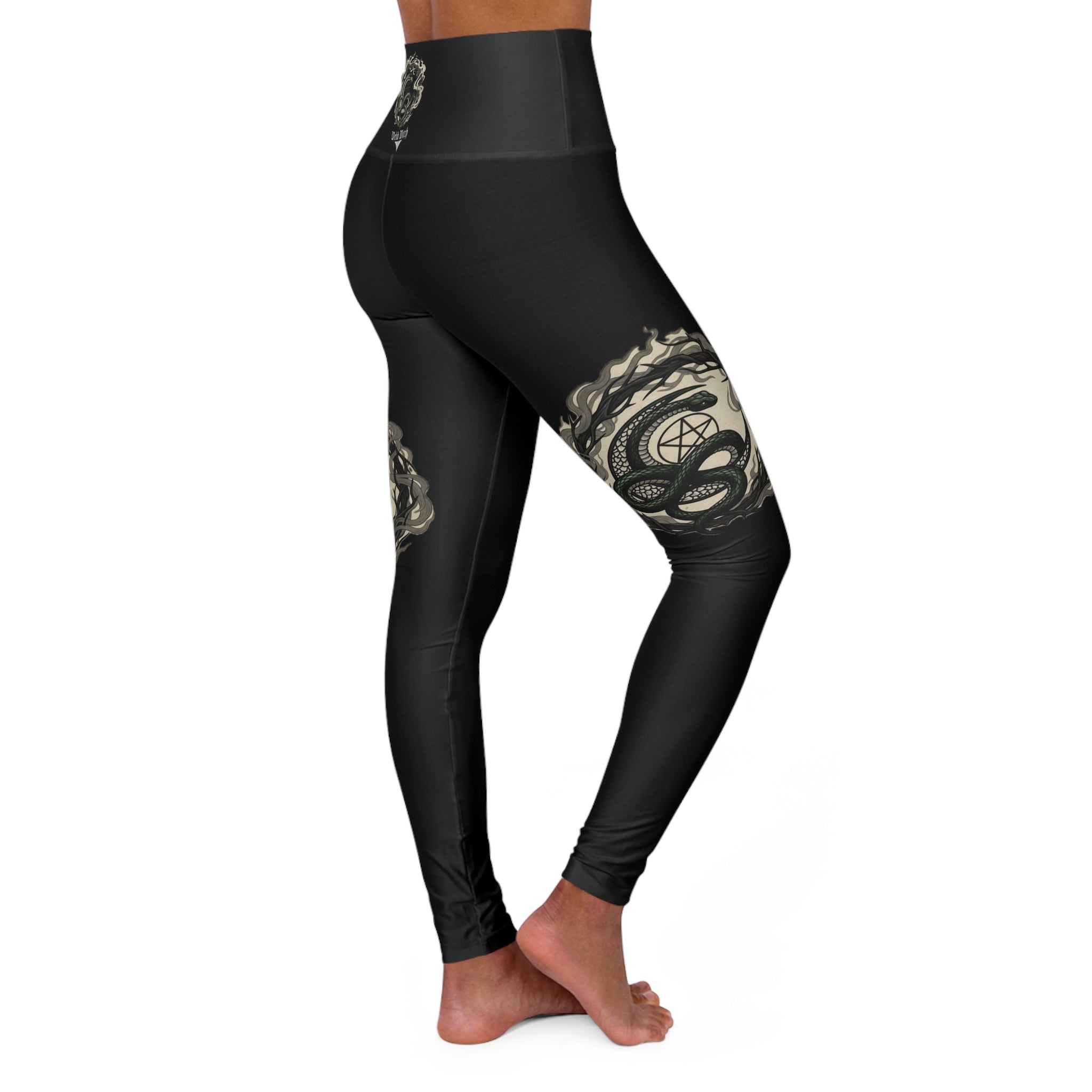 High Waisted Yoga Leggings (AOP)