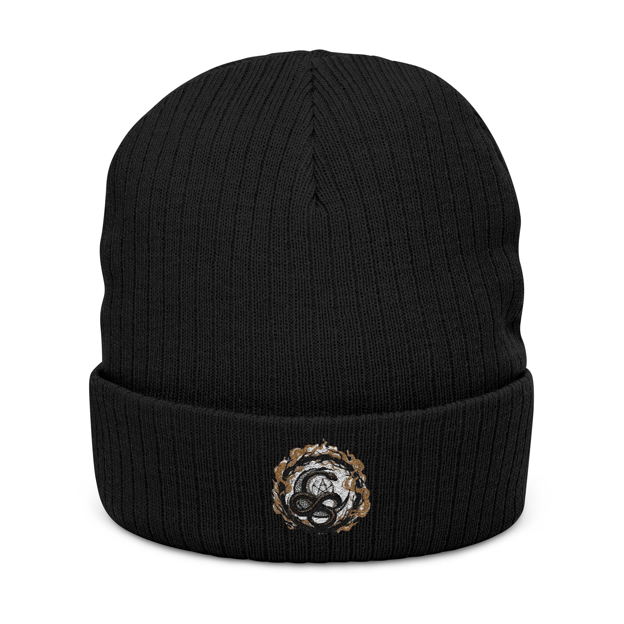 Ribbed Knit Beanie (Embroidery)