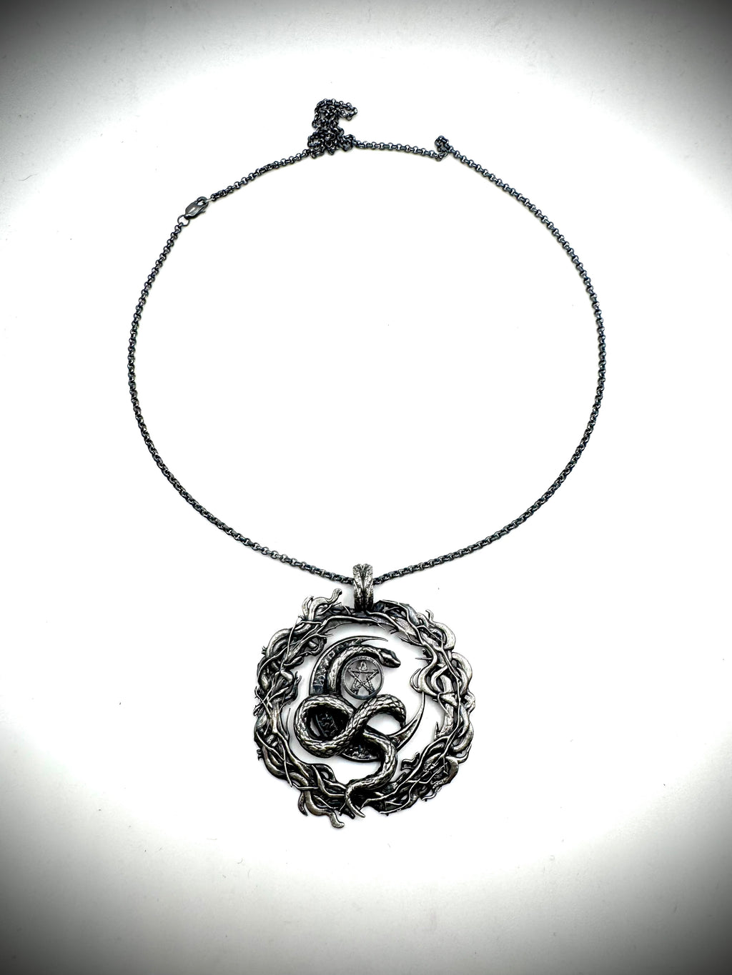 Cepsi’s Protection Exclusive Webb Witch Amulet Sterling Silver Pendant