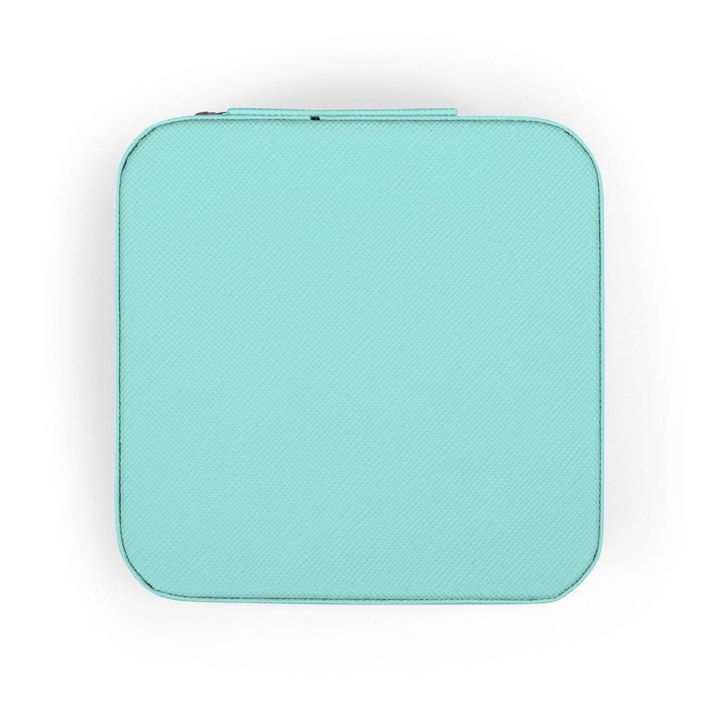 Compact Jewelry Travel Case — Personalized Monogram Design