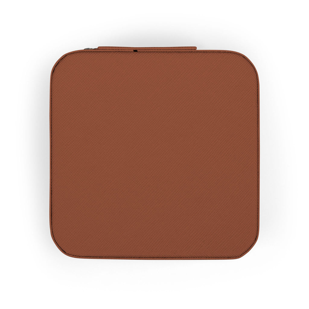 Compact Jewelry Travel Case — Personalized Monogram Design